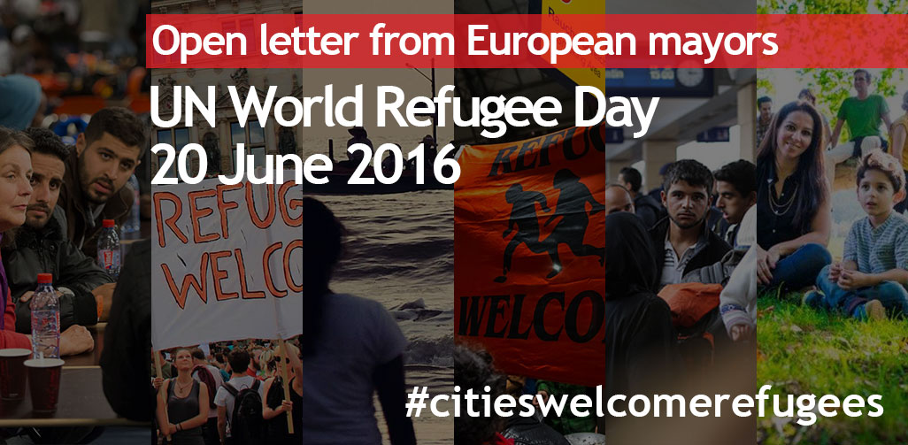 Open letter from European mayors to EU leaders on World Refugee Day